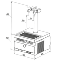 KONTAKT 55/Kprofi Pompe à bière à sec Lindr Green Line avec compresseur