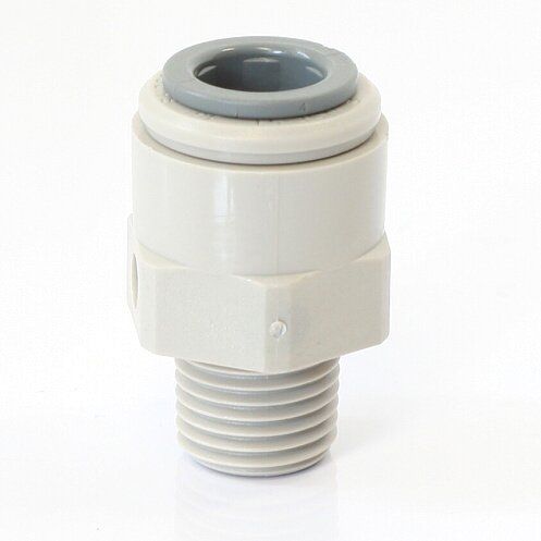 [SPO00359] John Guest 9.5mm (⅜") to Male 1/4" BSPT Adapter