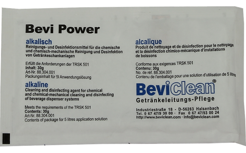 Bevi Power - Nettoyage Alcalique