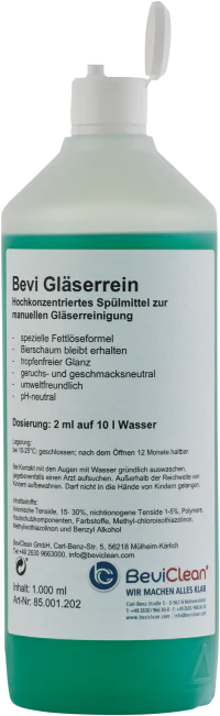 [BEV 85.001.202] + 1 BOX 85.001.202 Glassrein 1L