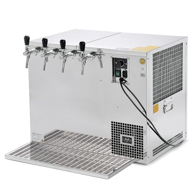 [VCH02332] 4-Taps Dispenser AS-160 INOX TROPICAL Lindr Green Line