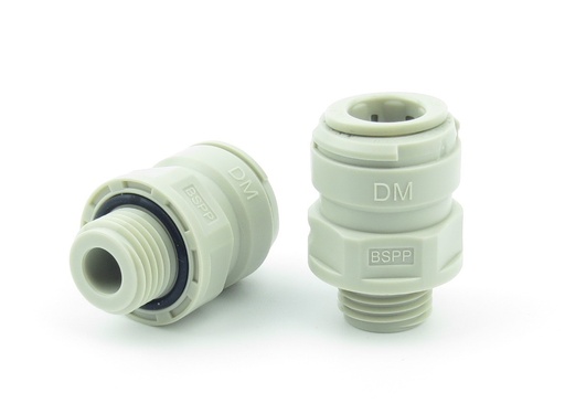 [DMT AMCB0604] Raccord 1/4 NPTF mâle pour tuyau de 9.5mm (⅜")