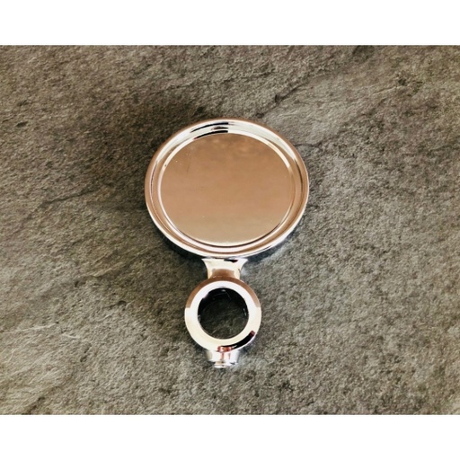 [FEL COMEDD80] Medaillon diametre 80 mm en ABS argenté/chromé