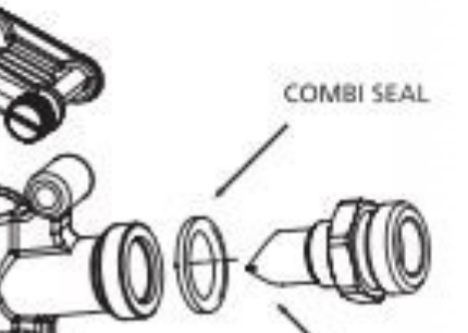 [DSI 025122.9] Bague inox avec joint torique pour CO2