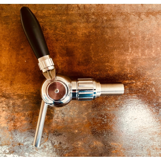 Robinet Compensateur Pour Tireuse à Bière - Acier Inoxydable, Bouton Mousse - Filetage 35 Mm (modèles 55/65 Mm Disponibles)